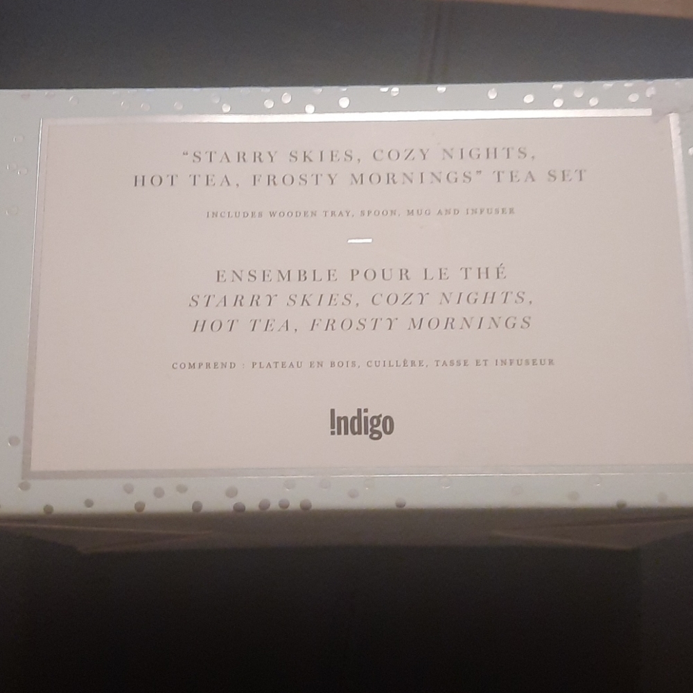 Indigo tea set